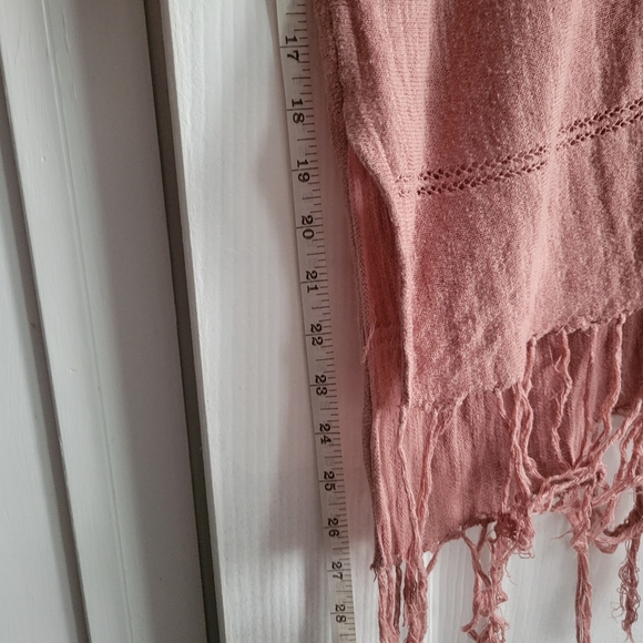 Boho Poncho Style Knitted Top with Tassels - Picture 8 of 11